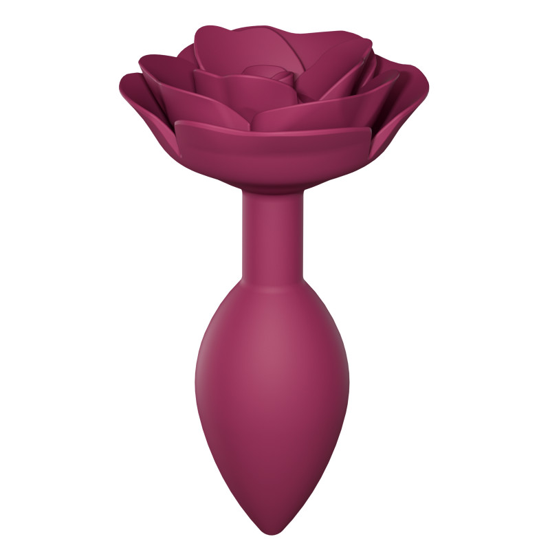 Love to Love Plug anal bijou Open Roses M 8 x 3.3cm Rose